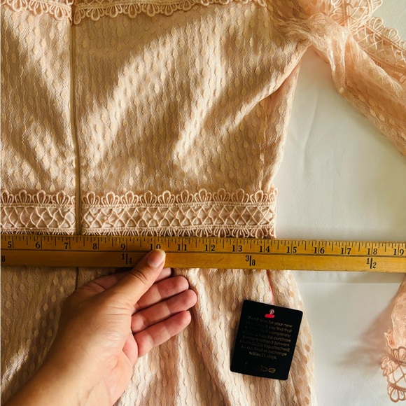 NWT Bebe knit crochet mini dress size small - Picture 9 of 9